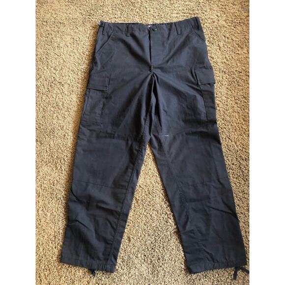 Tru-spec black tactical cargo pants law enforcement men's size 38x32 - Picture 1 of 9